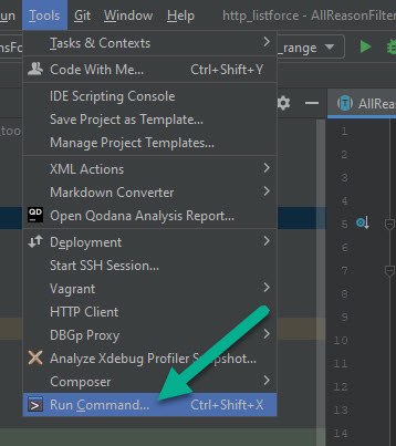 phpstorm-artisan-run-command
